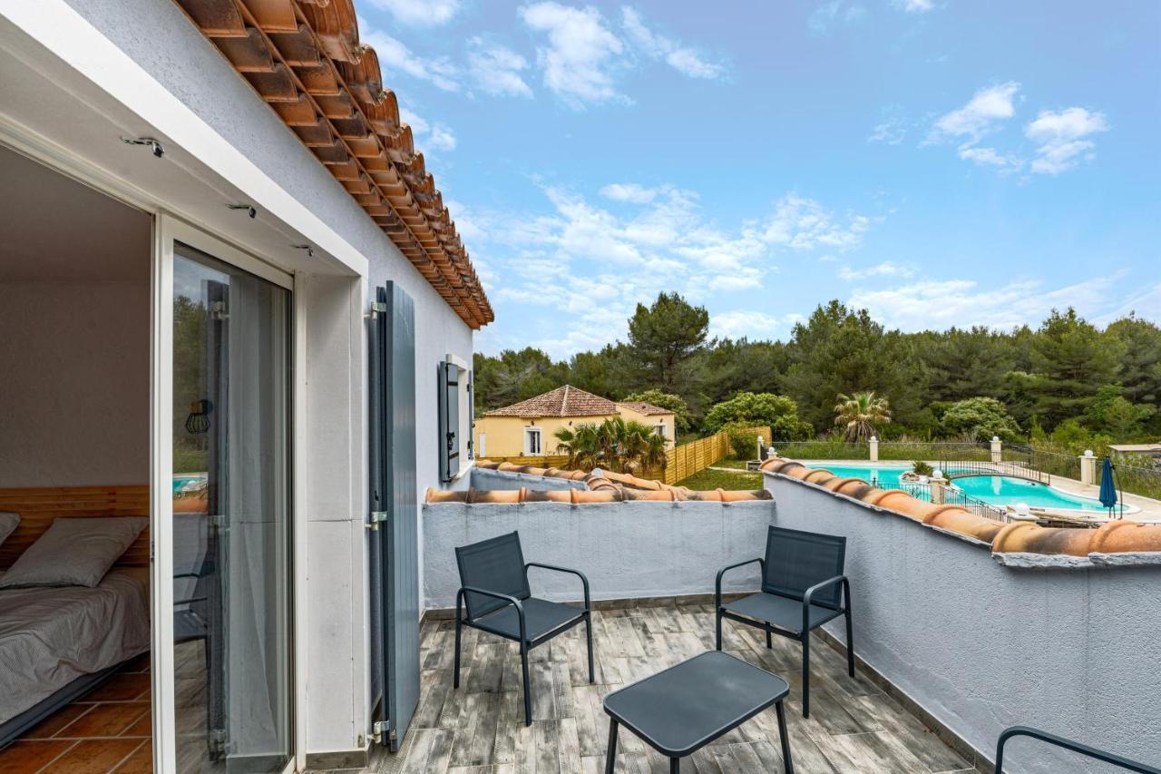 Villa Signo - Piscine privée Signes Exterior foto
